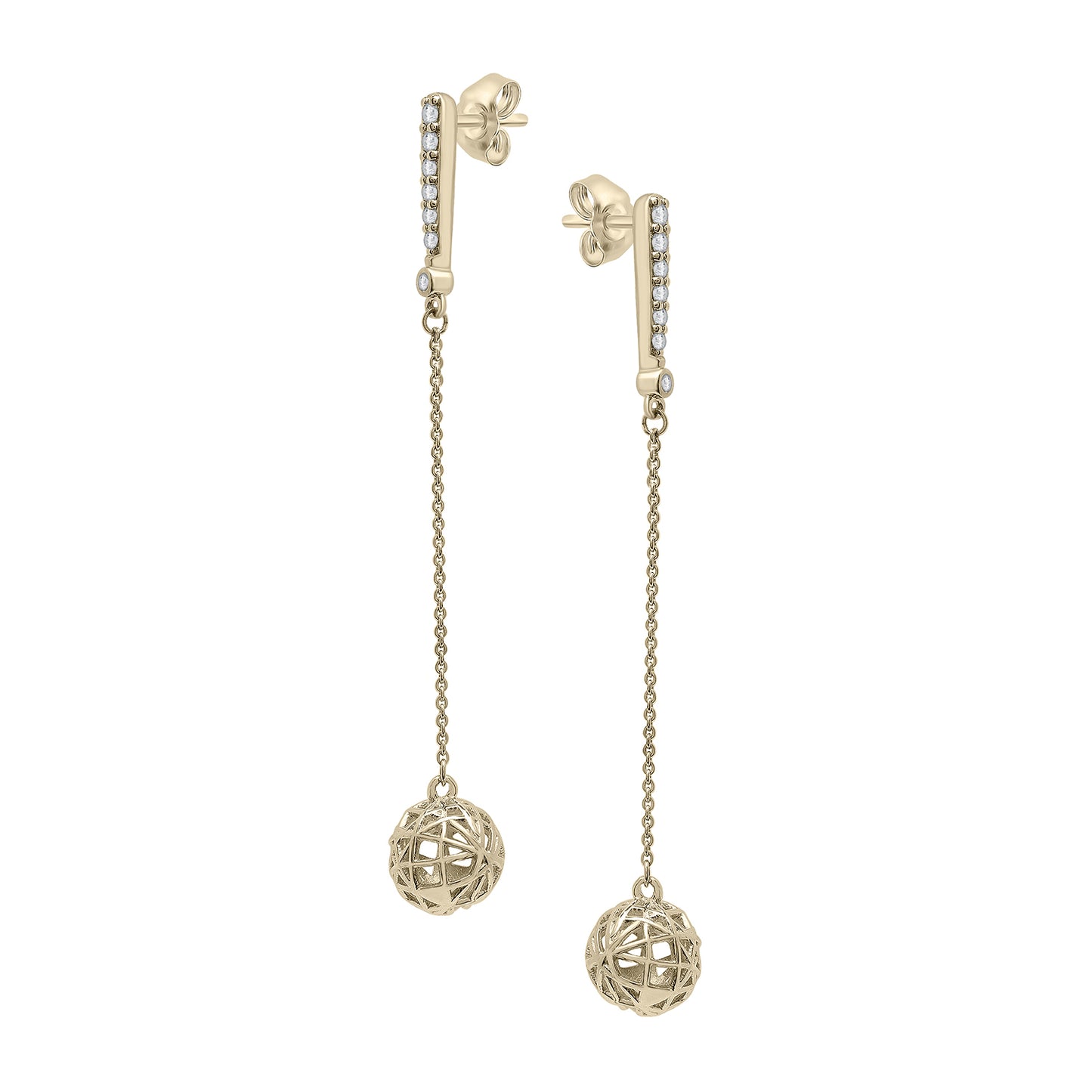 Mariya Diamond Lattice Earrings