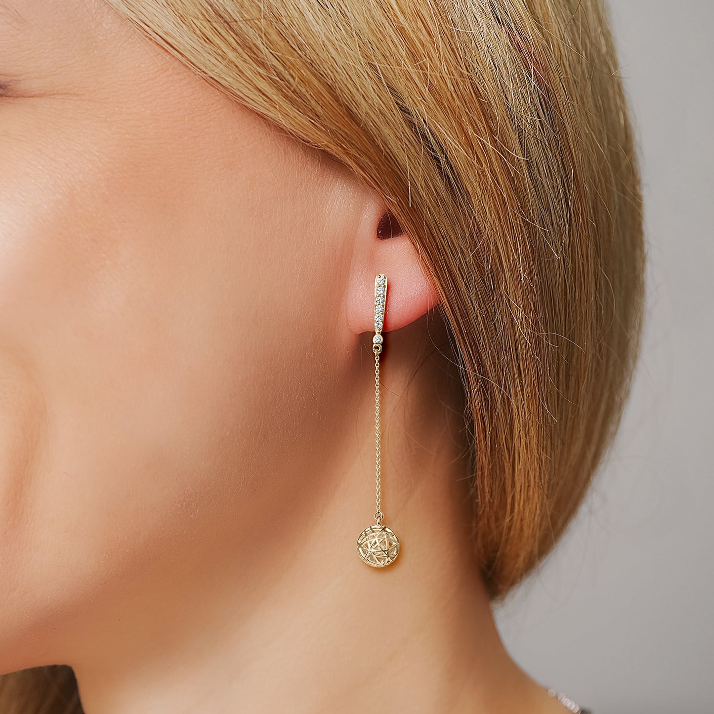 Mariya Diamond Lattice Earrings