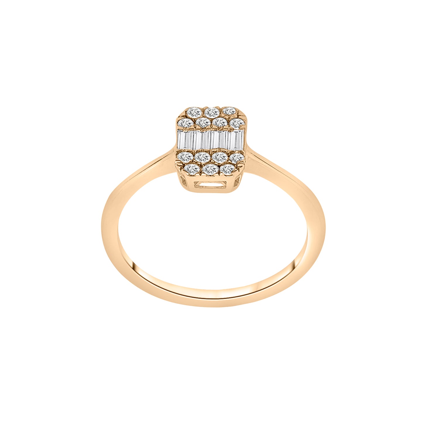 Diamond Cushion Ring