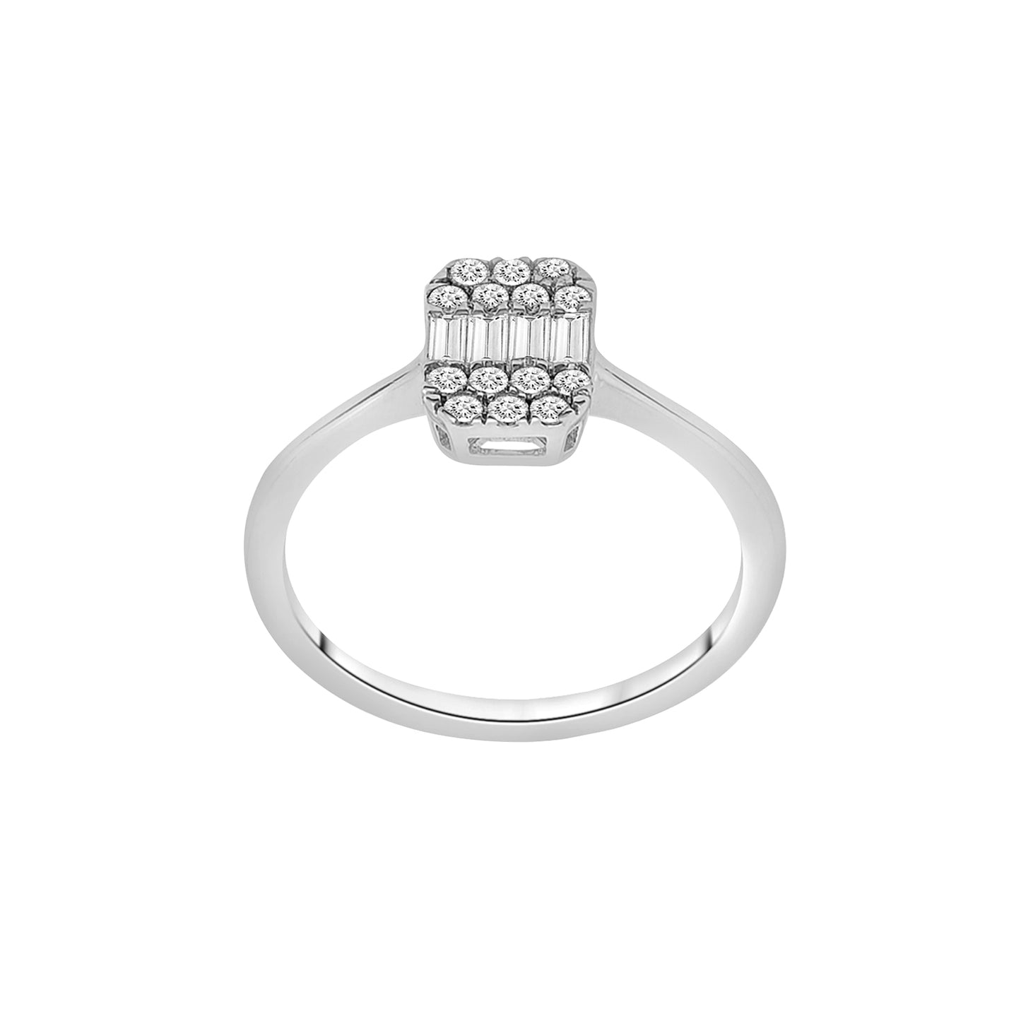 Diamond Cushion Ring