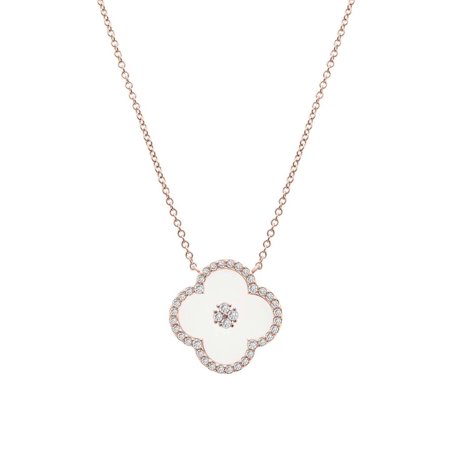 Bianca Diamond Clover Necklace