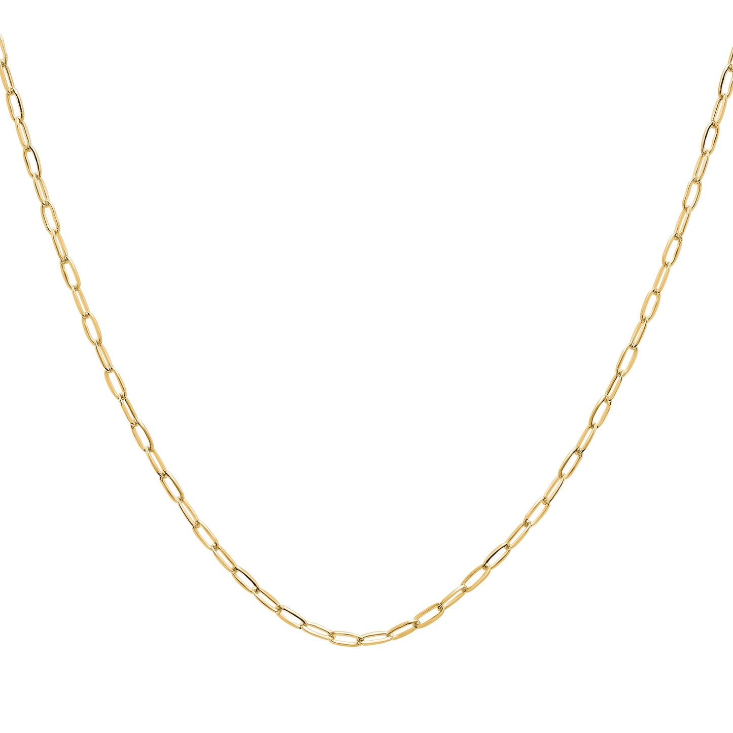Mini Paperclip Chain Necklace