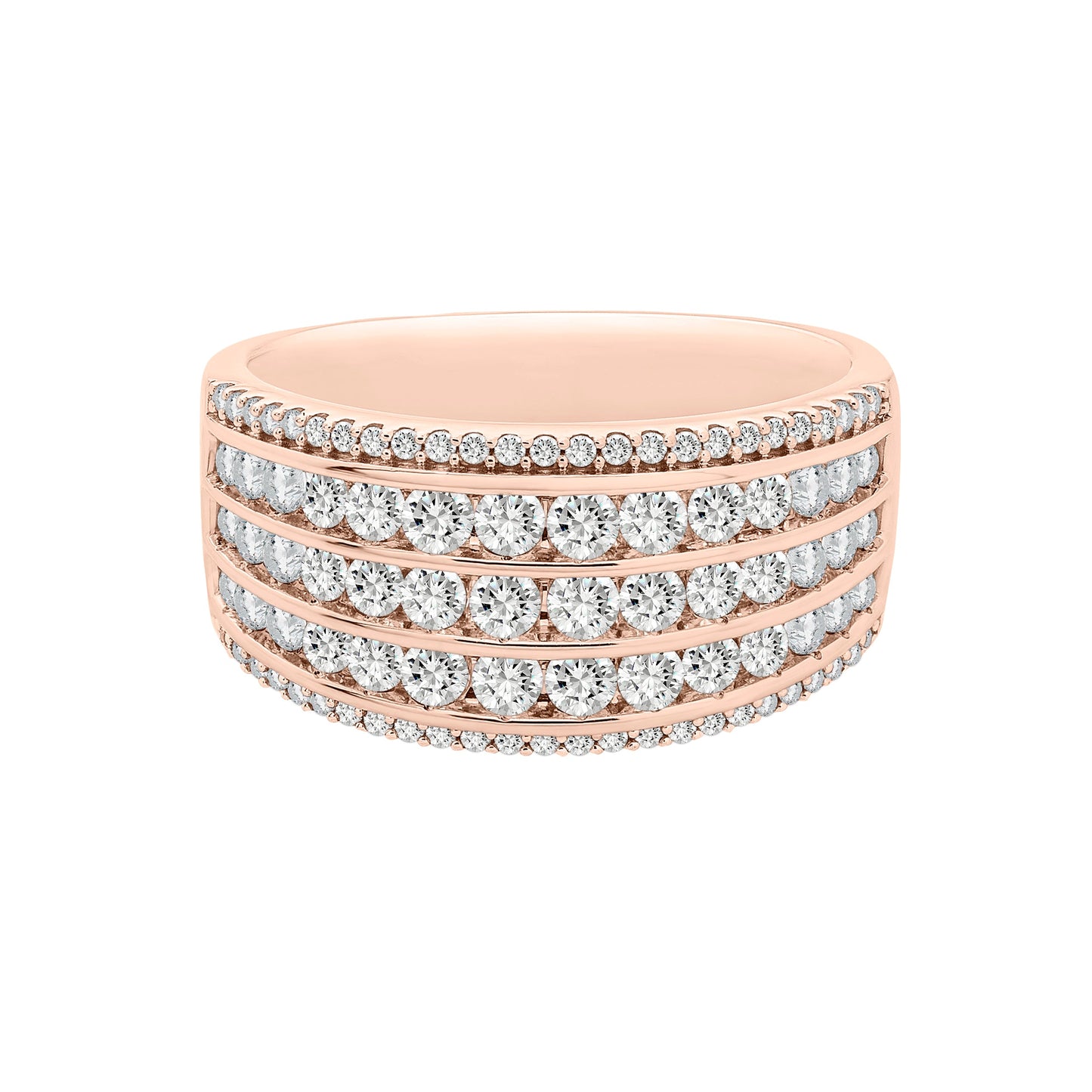 Raca Diamond Band in Rose Gold
