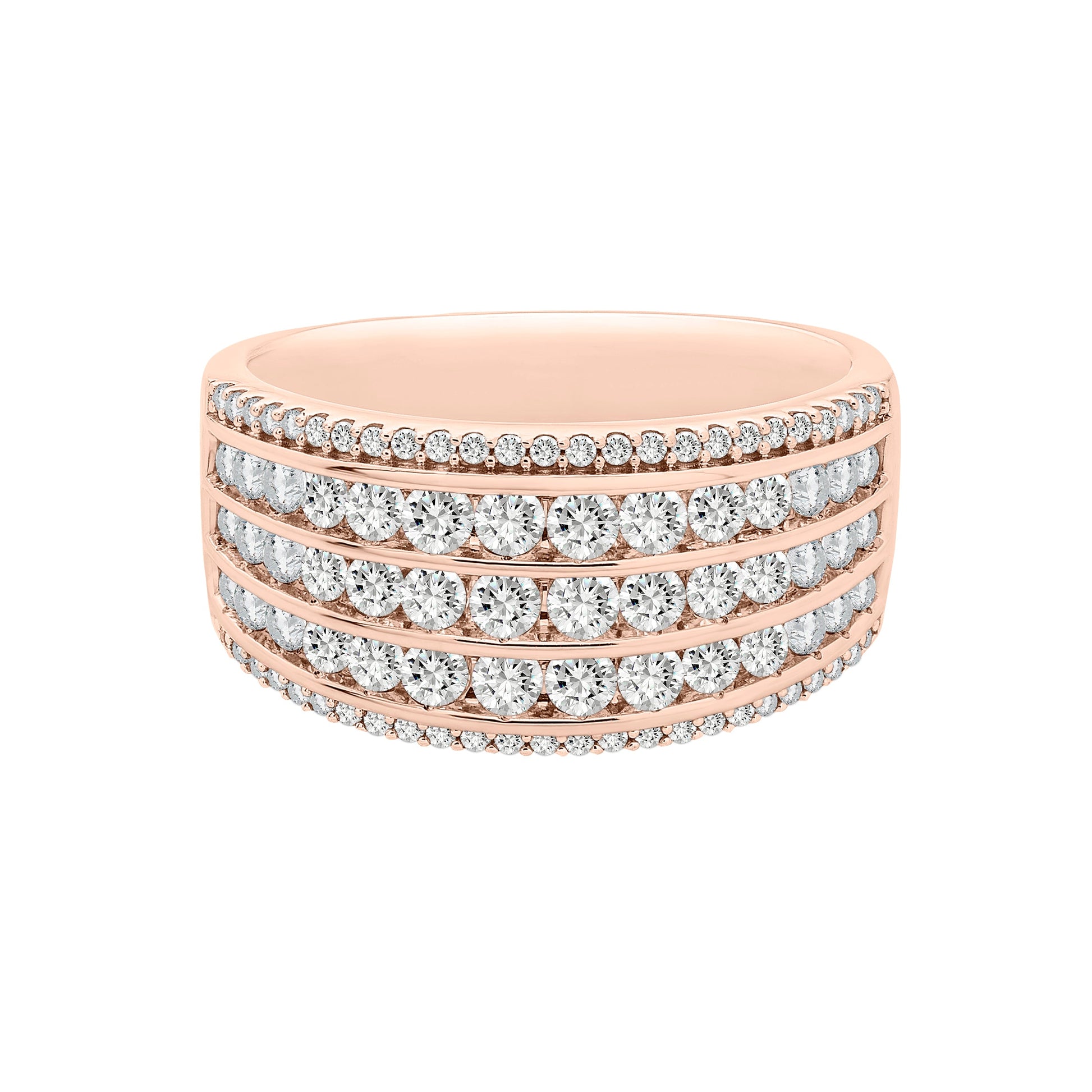Raca Diamond Band in Rose Gold
