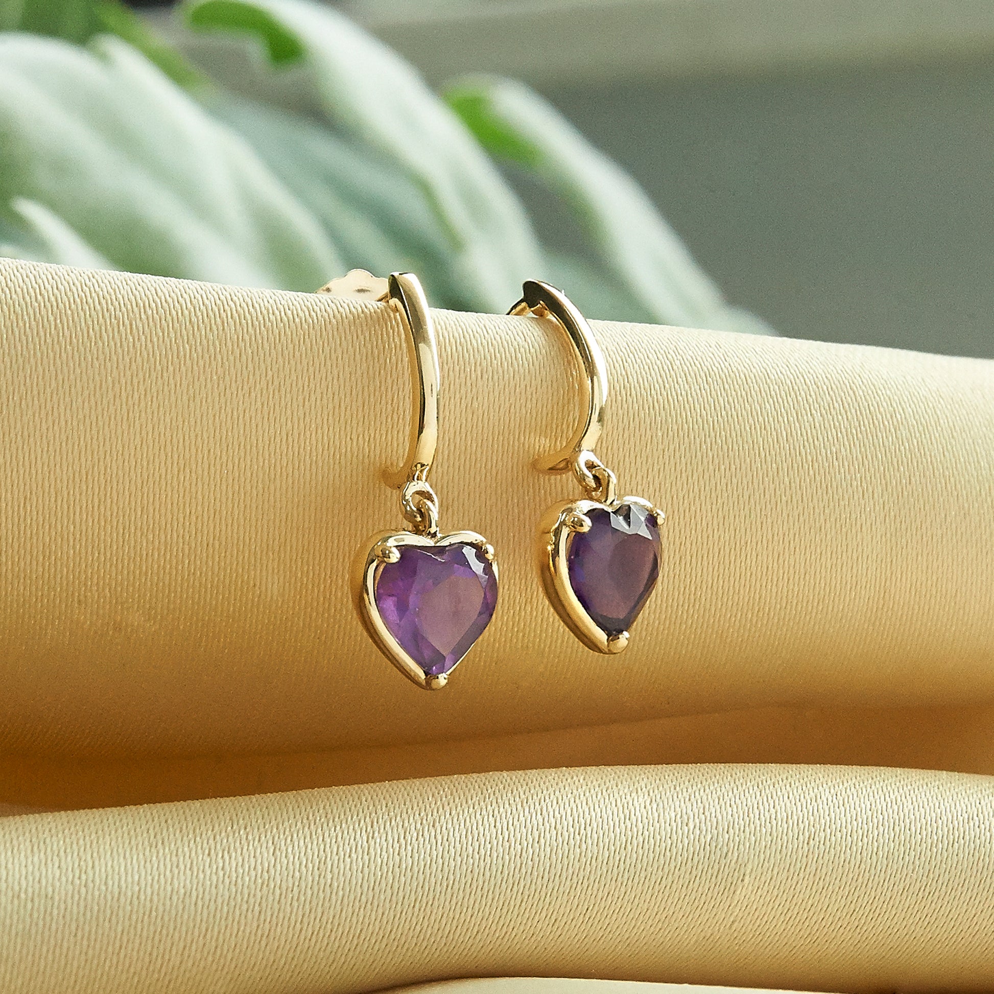 Heart Dangle Earrings