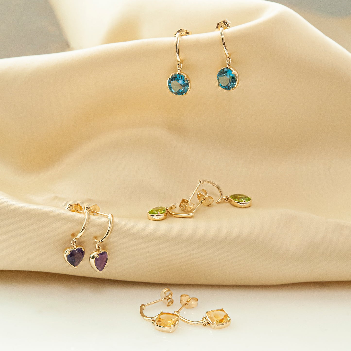 Amethyst in color Earrings