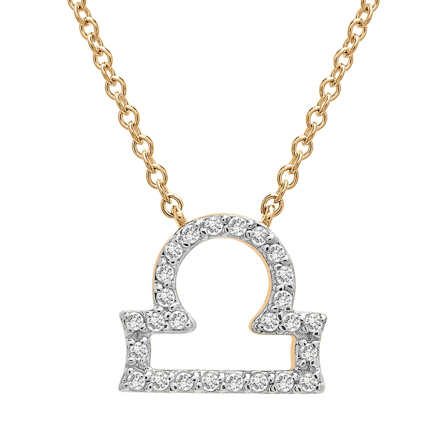 Libra diamond necklace Clearance