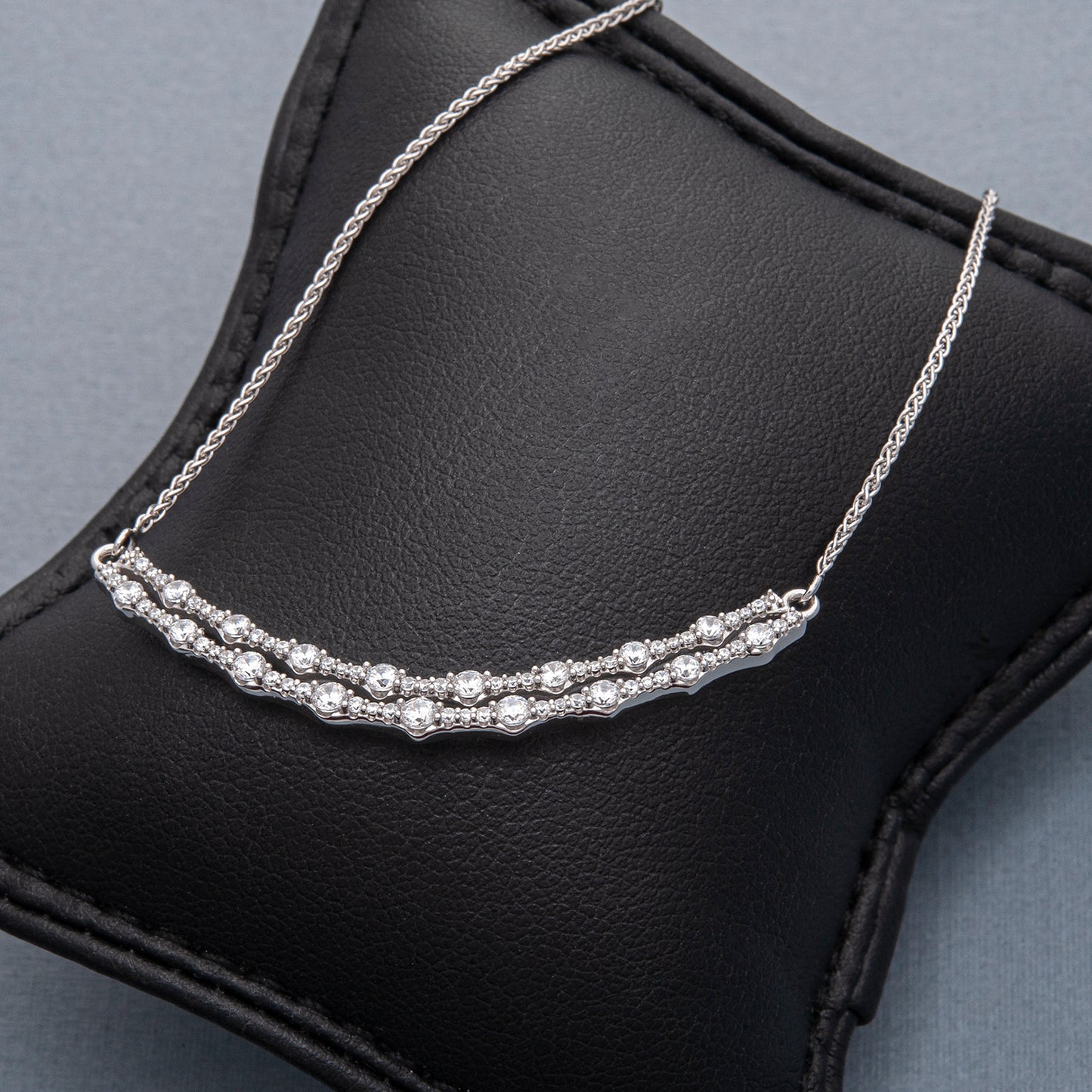 Piare Diamond Necklace in White Gold