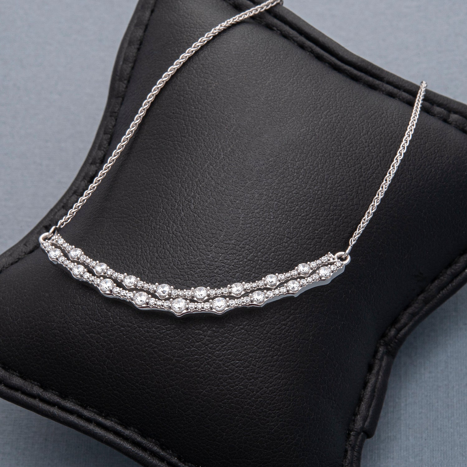 Piare Diamond Necklace in White Gold