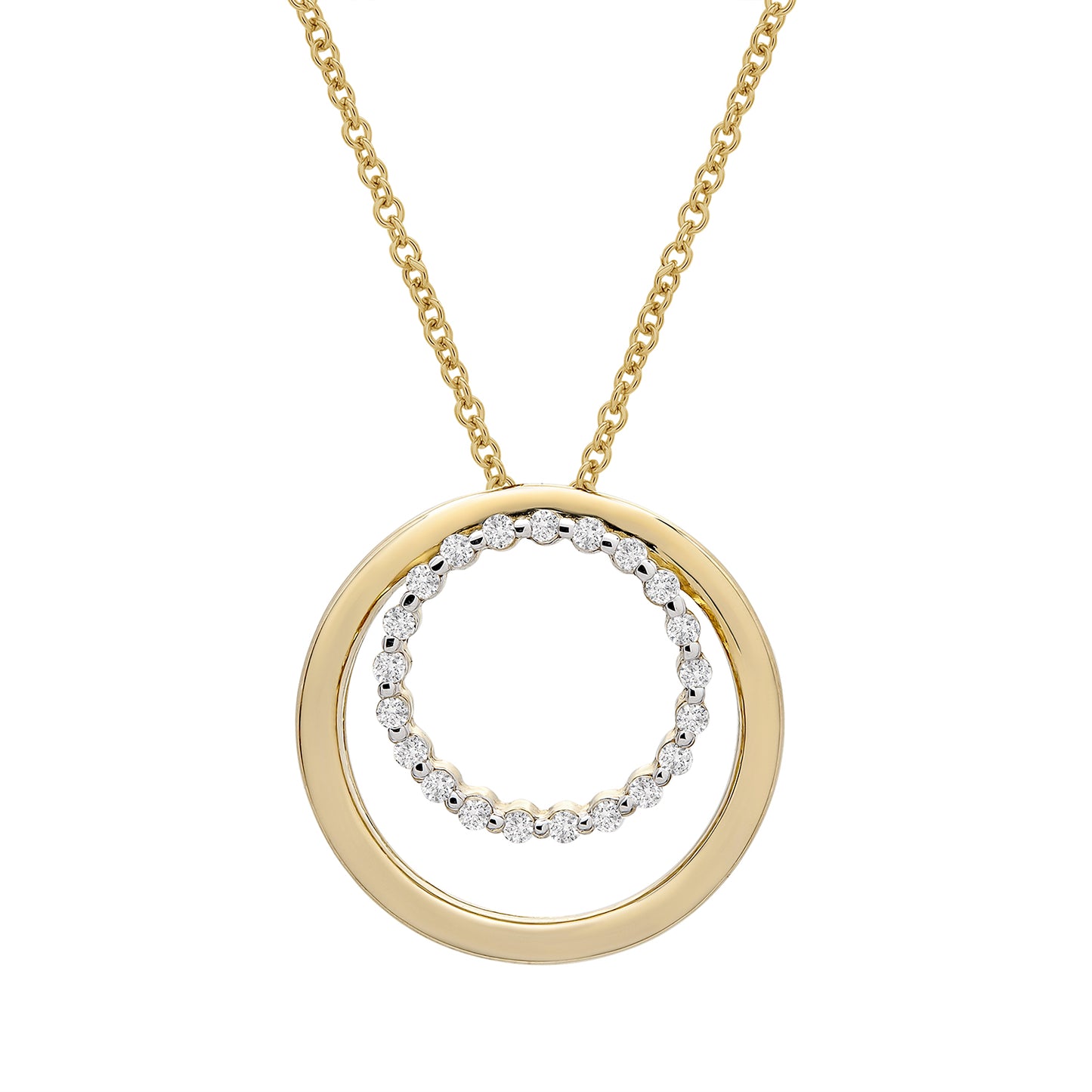 Pascha Diamond Round Pendant