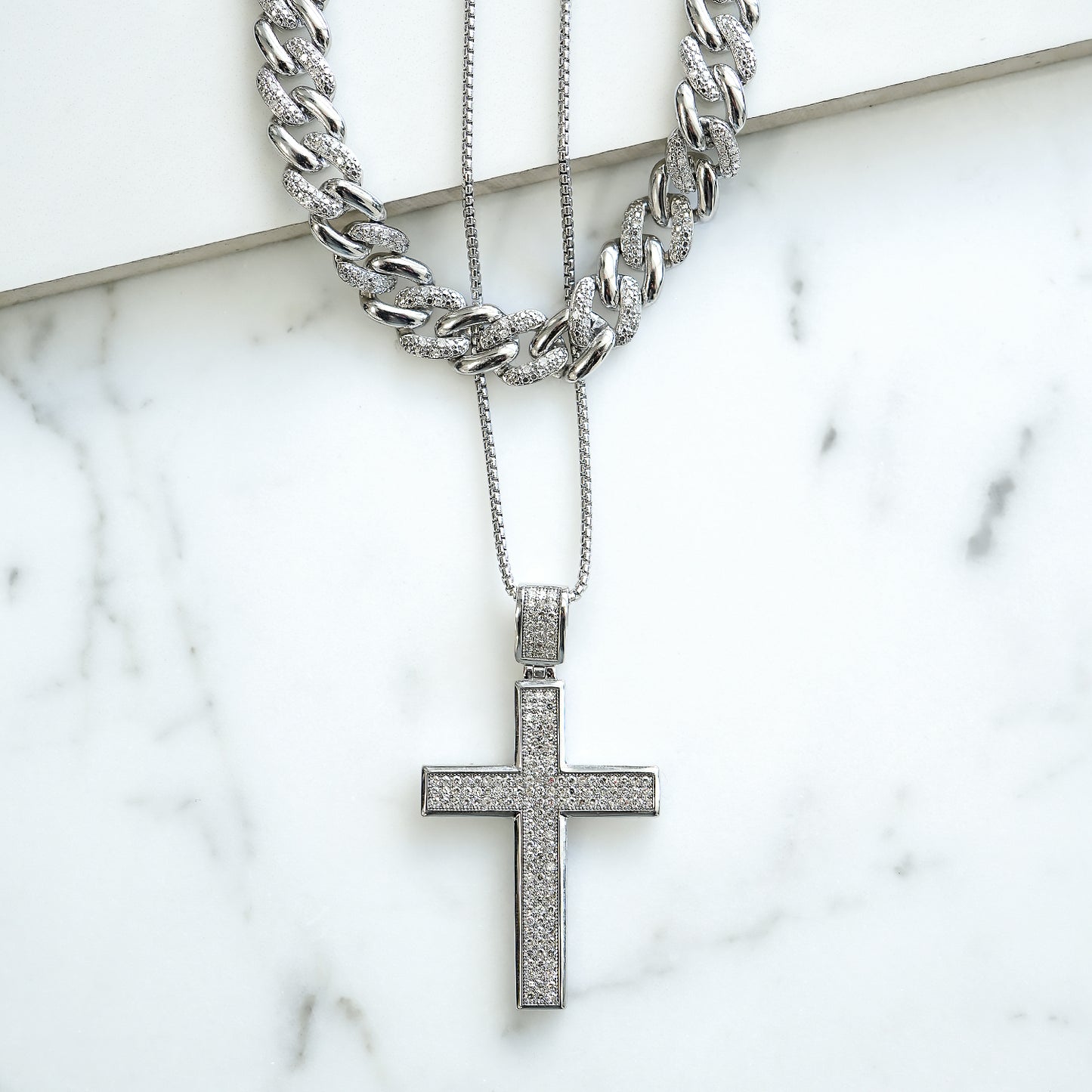 1 CT Diamond Cross Pendant