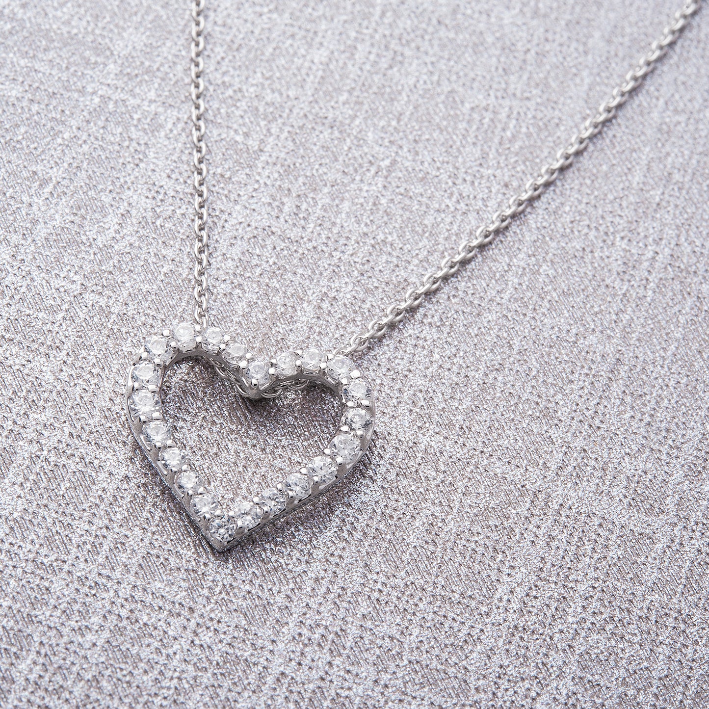 Poe Diamond Heart Pendant