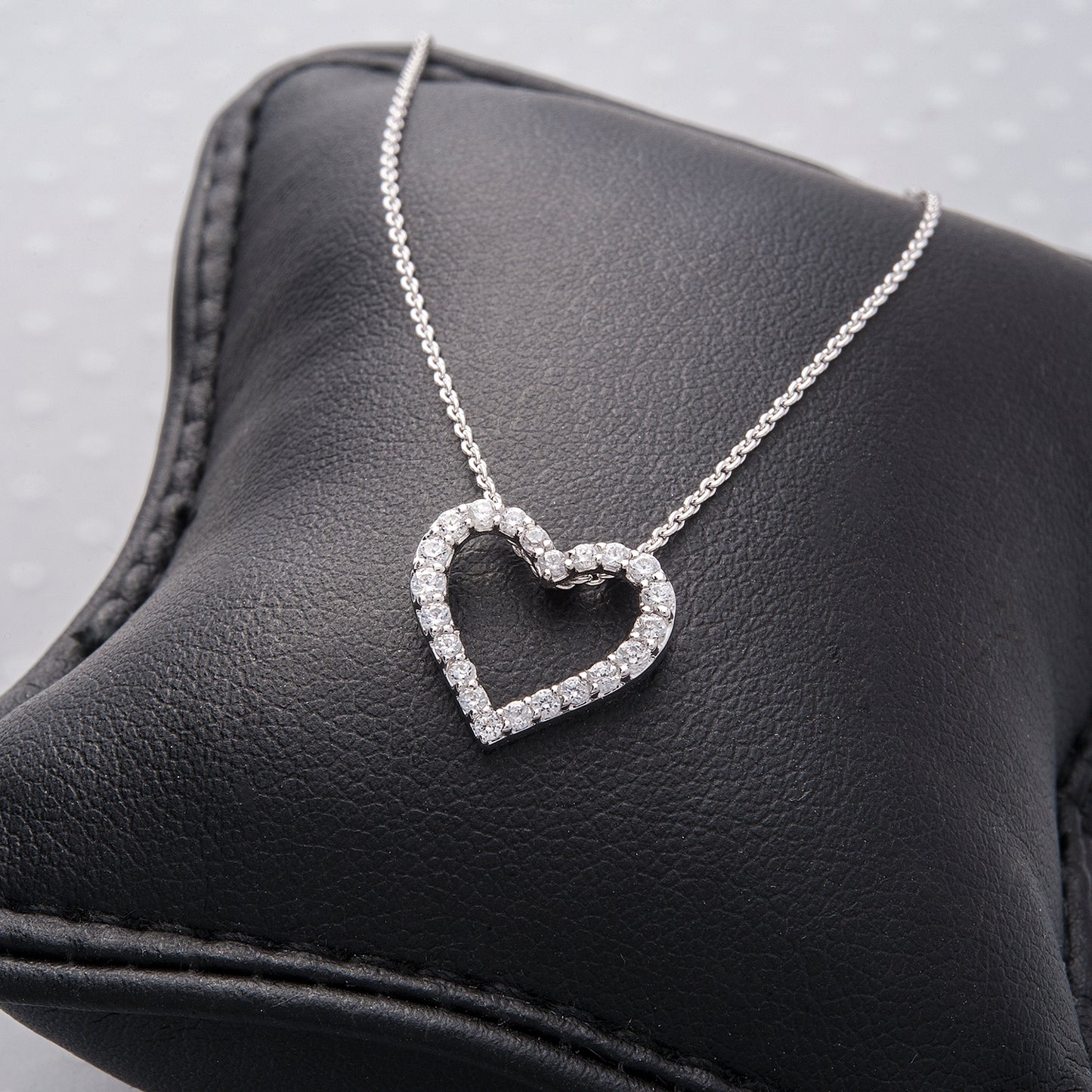 Poe Diamond Heart Pendant