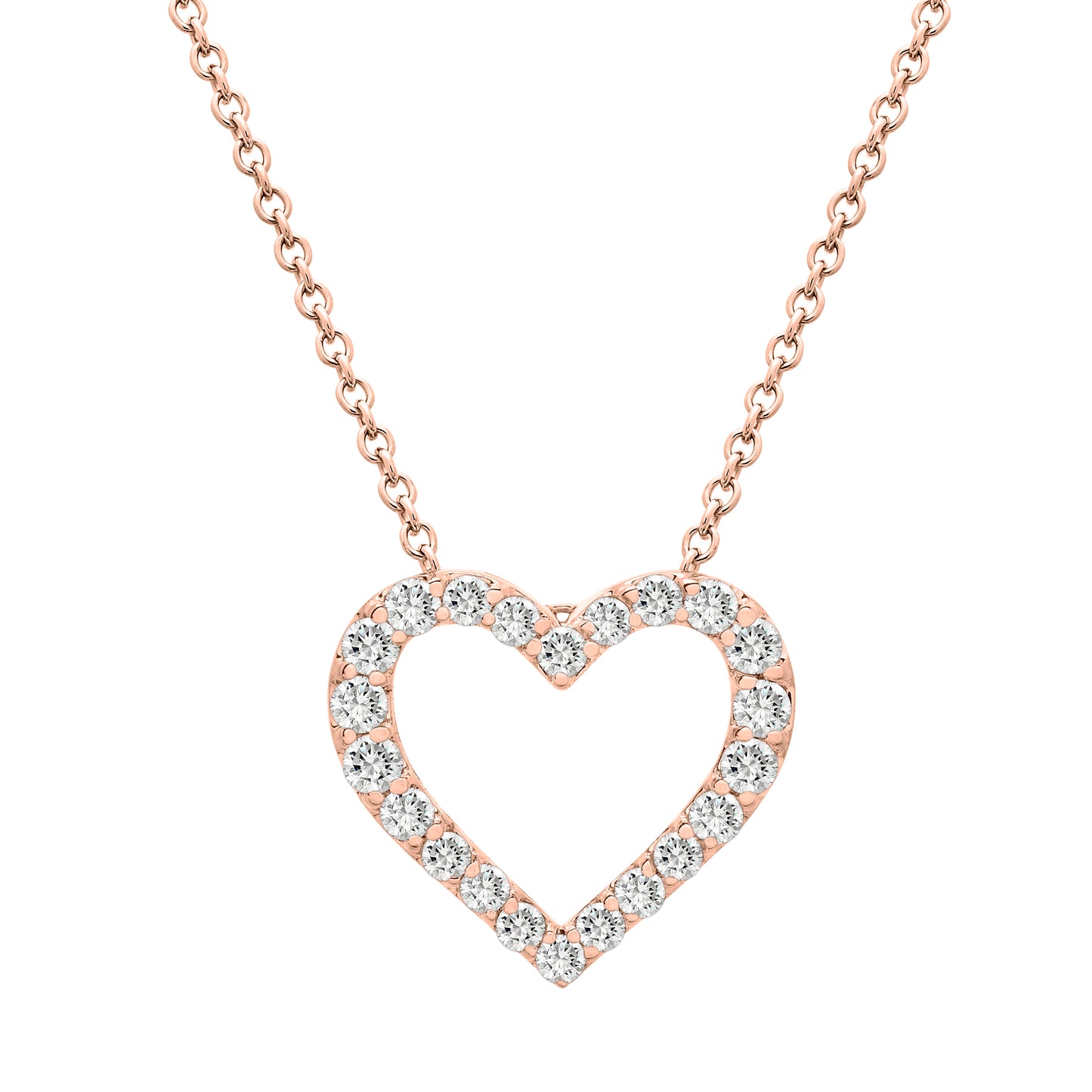 Poe Diamond Heart Pendant