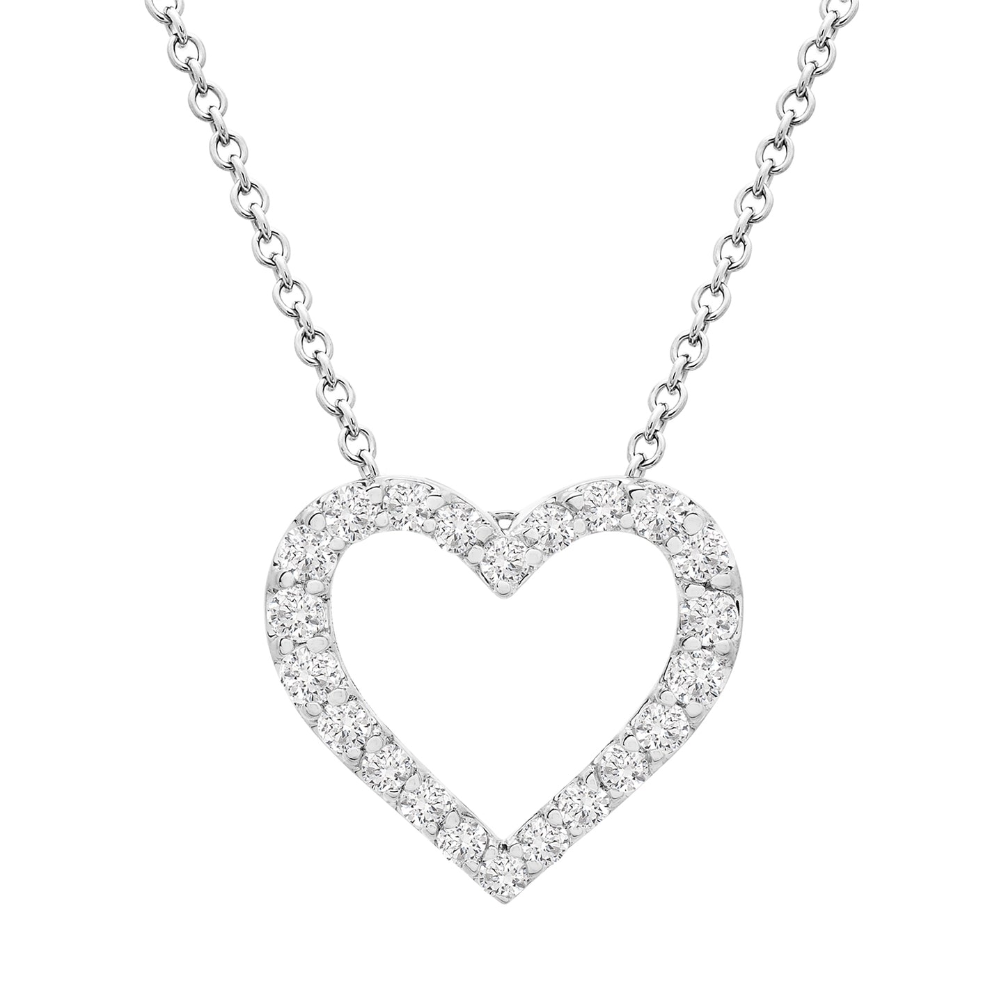 Poe Diamond Heart Pendant