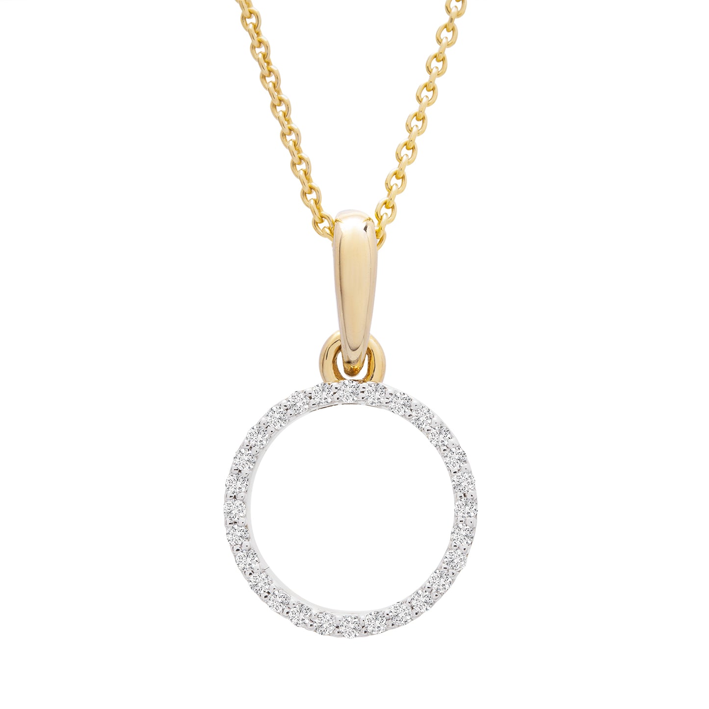 Petra Diamond Round Pendant