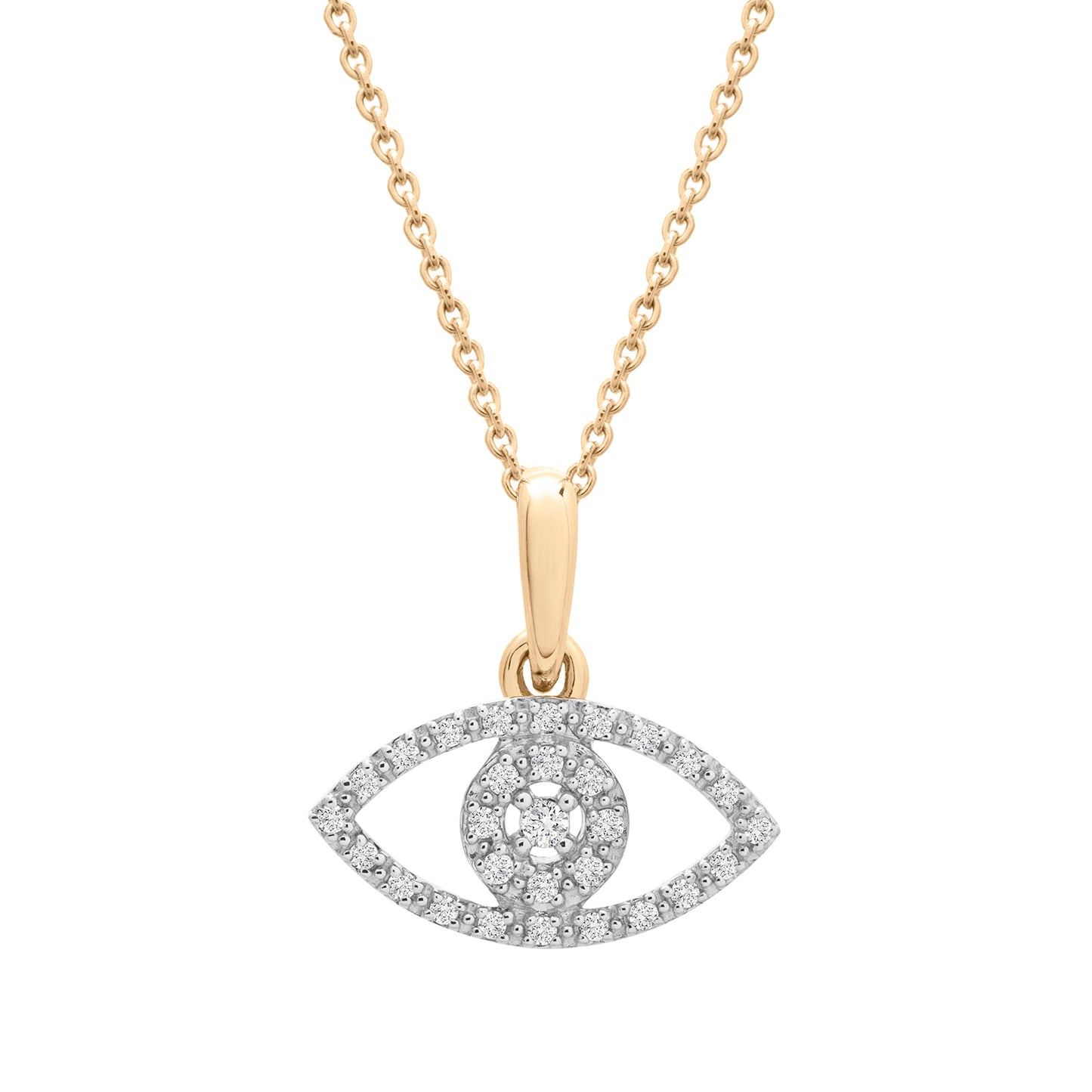 Paha Evil Eye Diamond Pendant