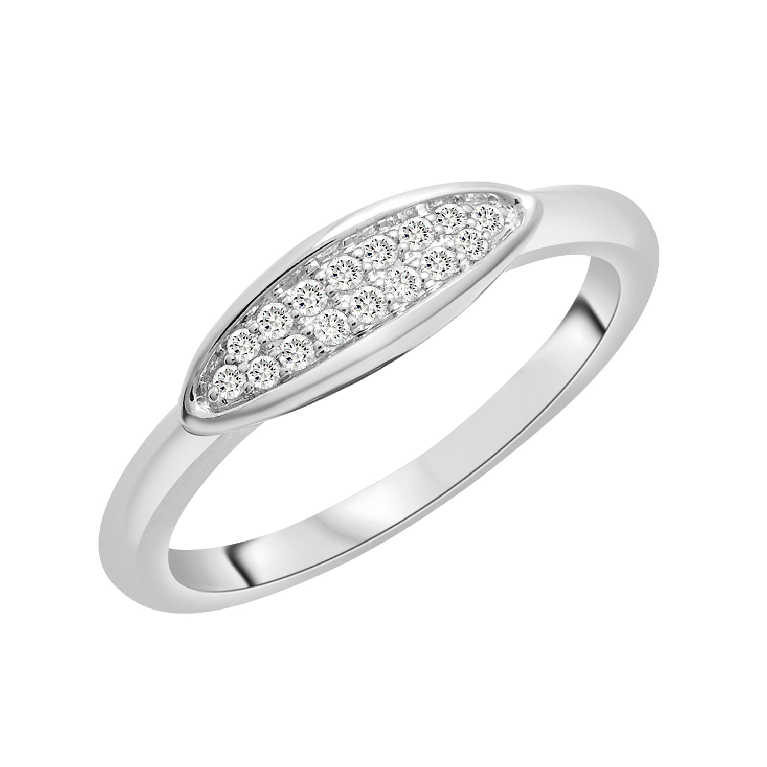 Ren Diamond Ring in White Gold