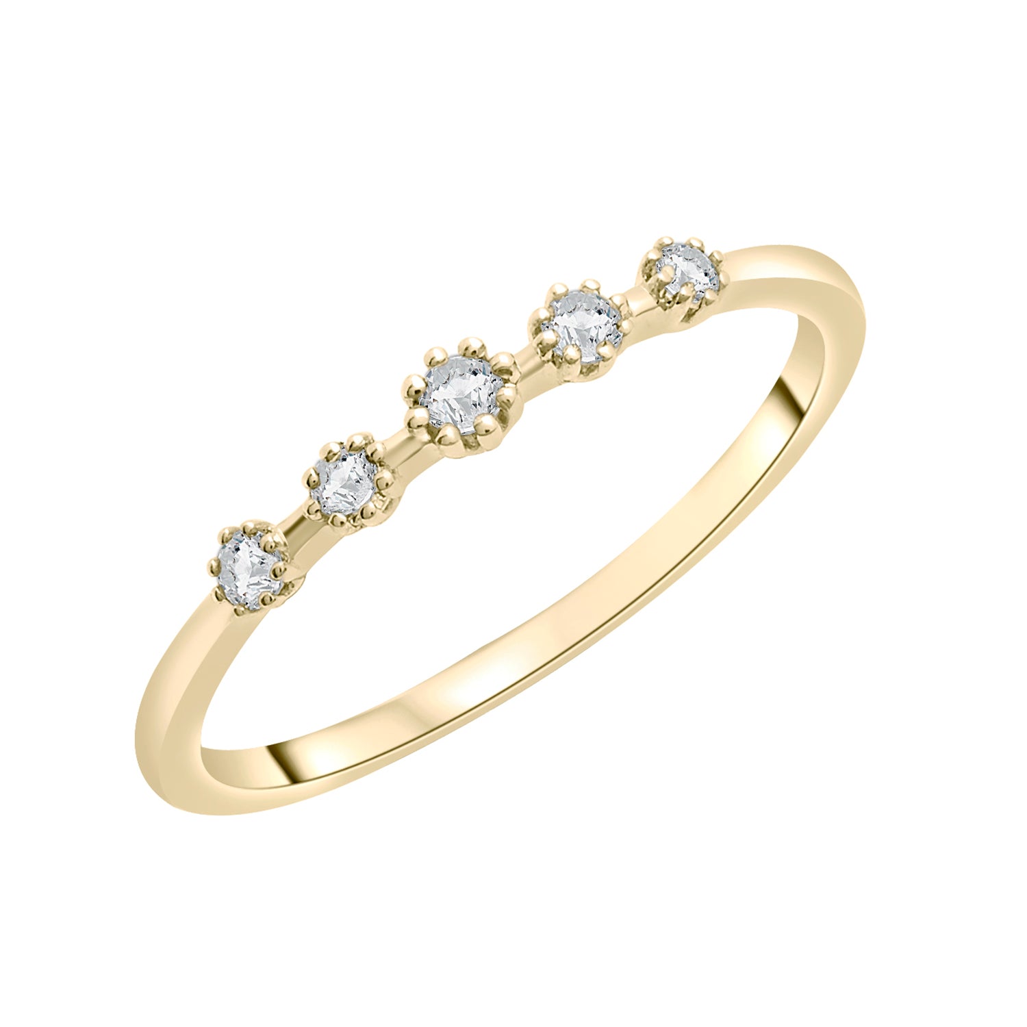 Rae Diamond Row Ring