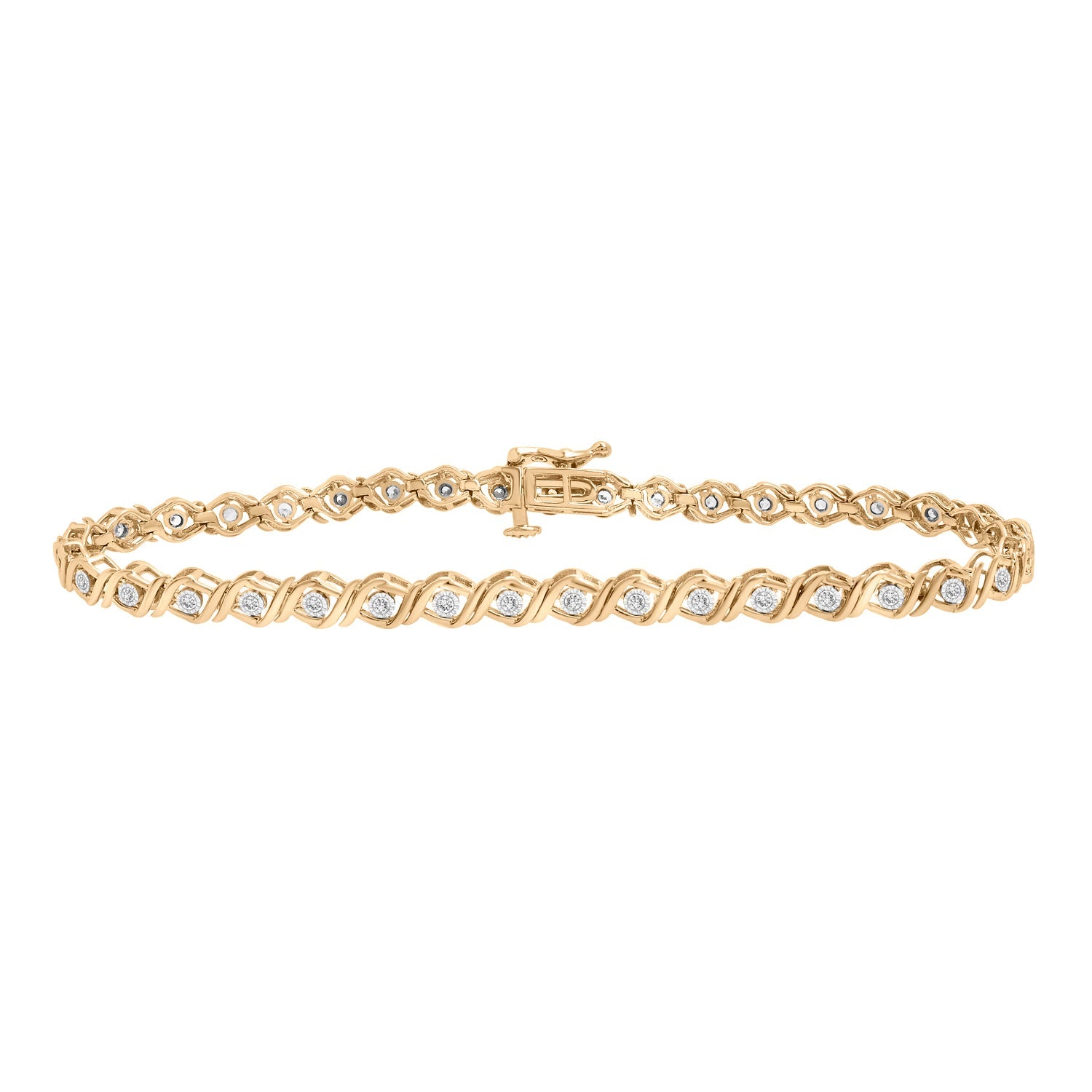 Tamar Diamond Tennis Bracelet in Yellow Gold