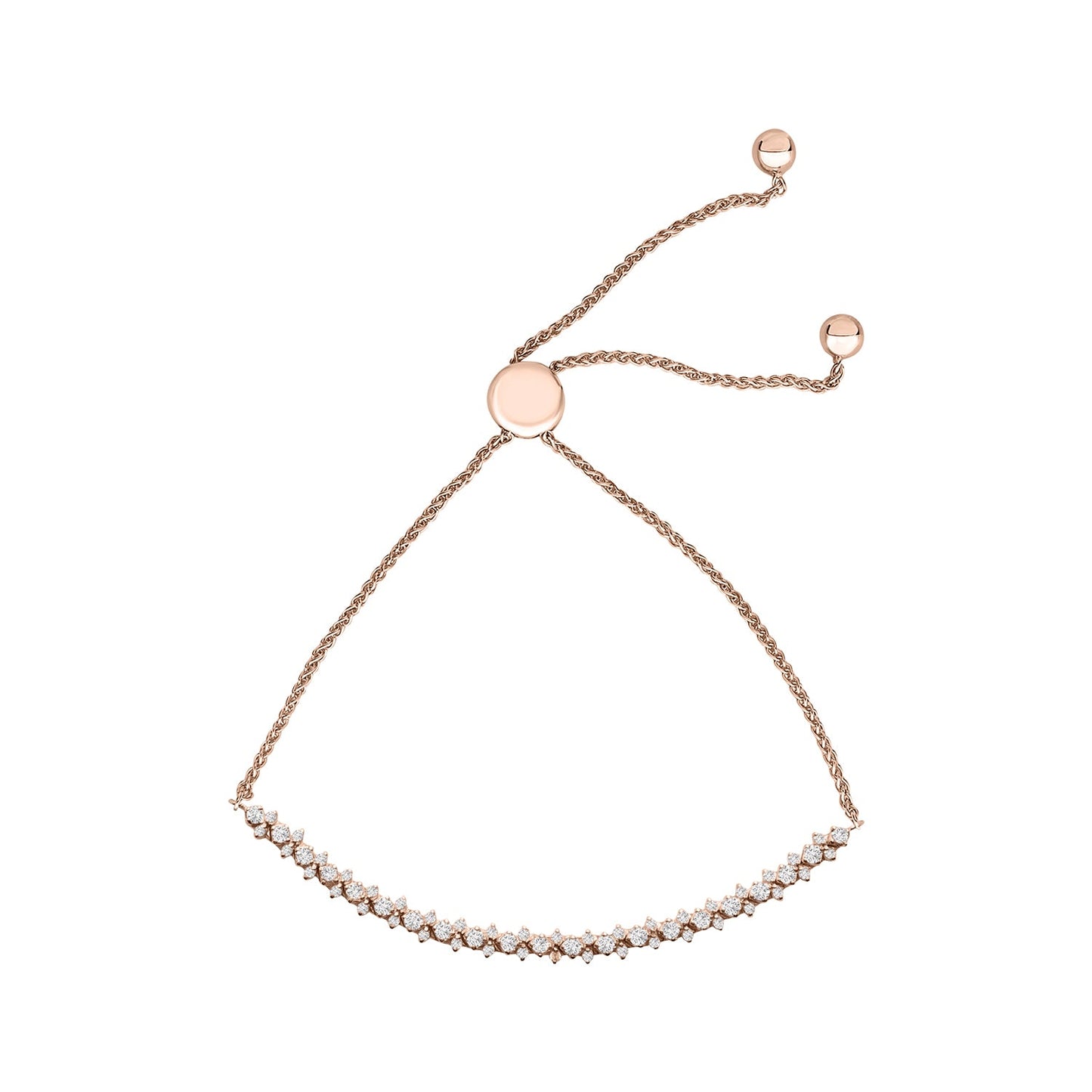 Bea Diamond Bolo Bracelet in color