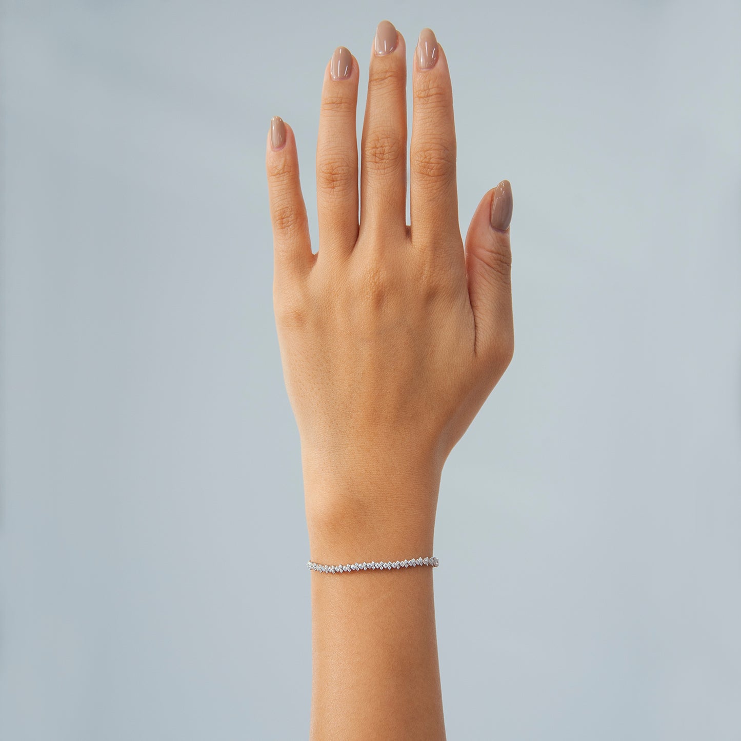 Bea Diamond Bolo Bracelet in Hand