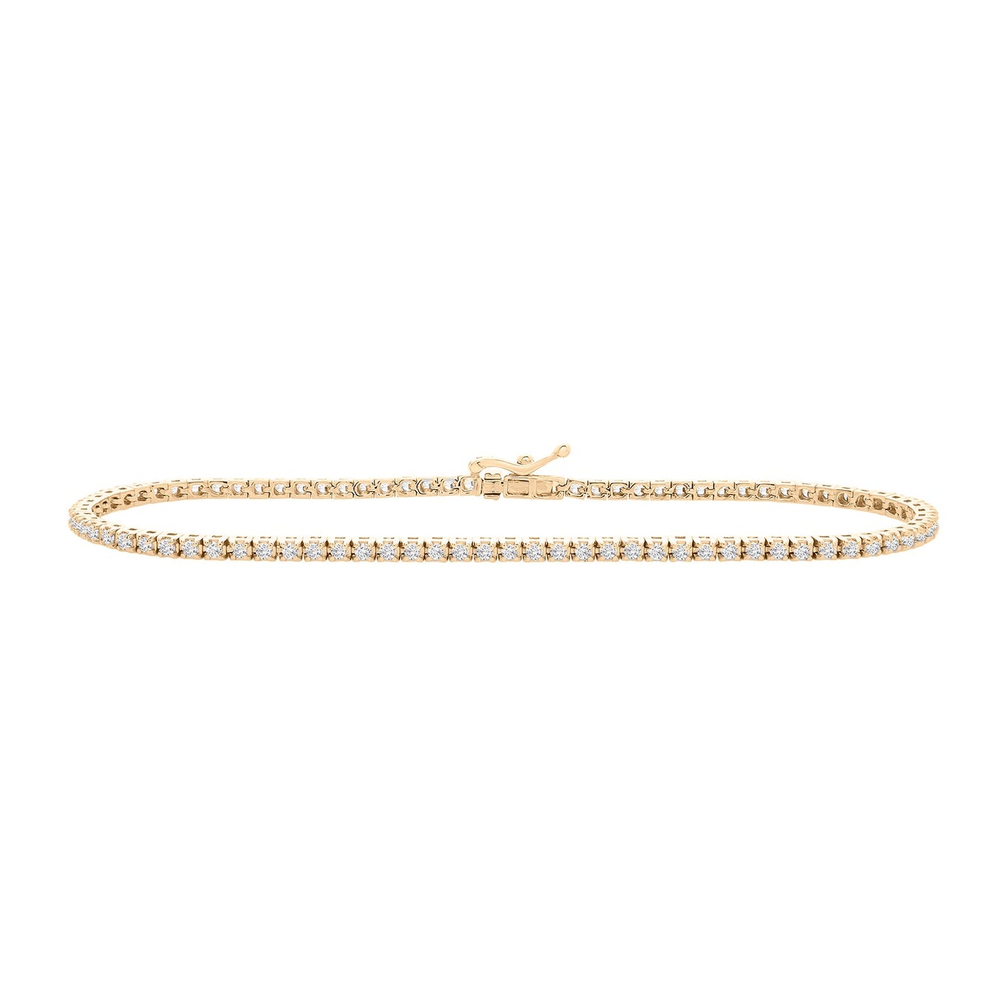 Tavi Diamond Tennis Bracelet in Yellow Gold