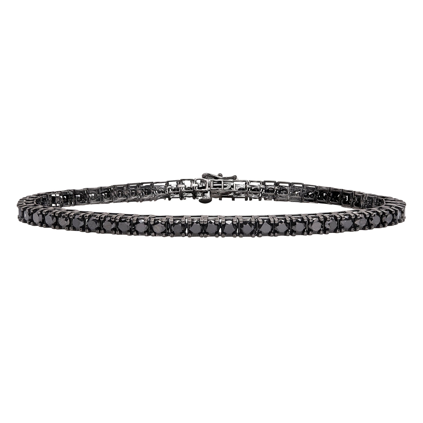 Black Diamond Tennis Bracelet