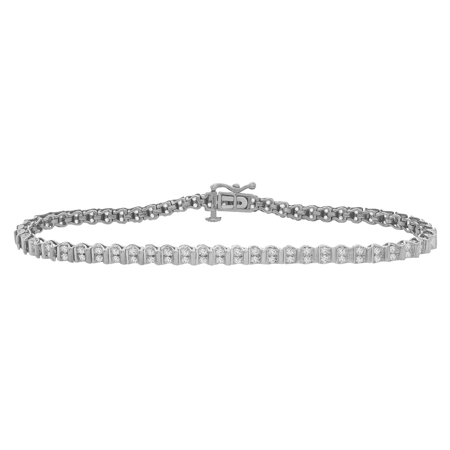 Tommy Diamond Tennis Bracelet in White Gold
