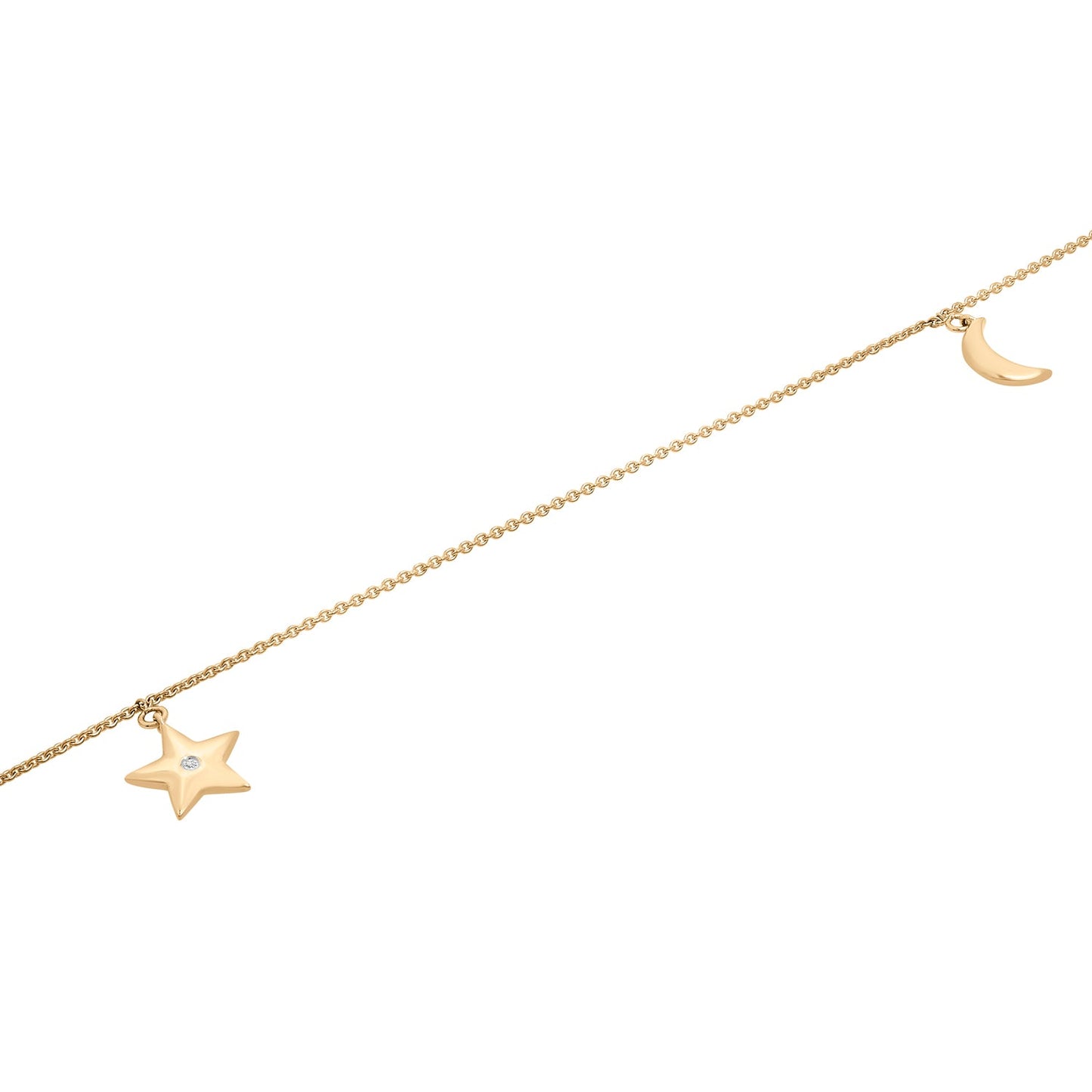 Alice Diamond Moon in chain