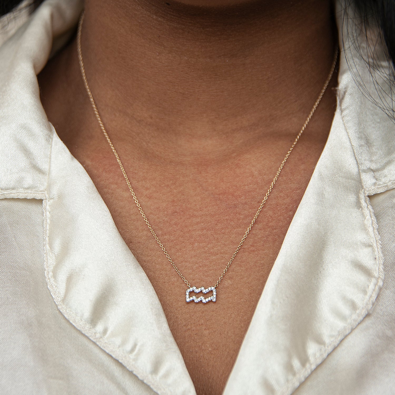 Zodiac Diamond Necklace