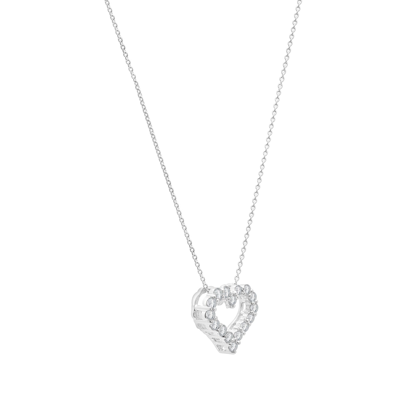 Zena 1/4 cttw Diamond Heart Pendant