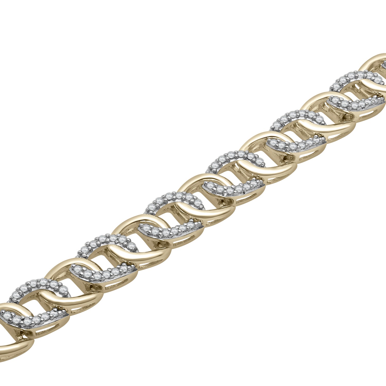 Tyra Diamond Curb Link Bracelet