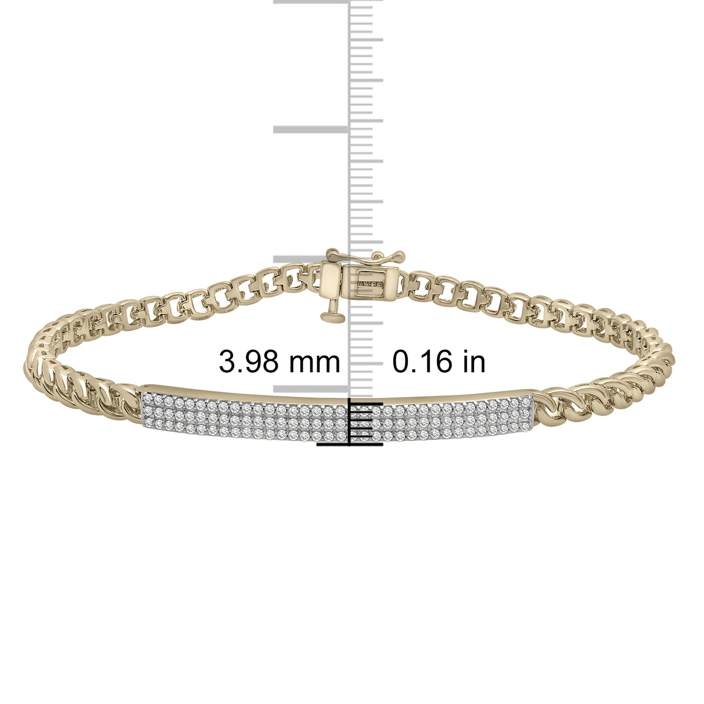 Tatiana Diamond Link Bracelet in Yellow Gold