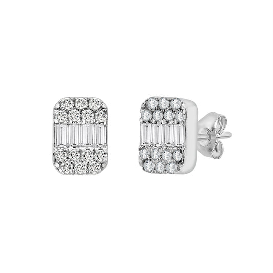 Image for Diamond Cushion Earrings