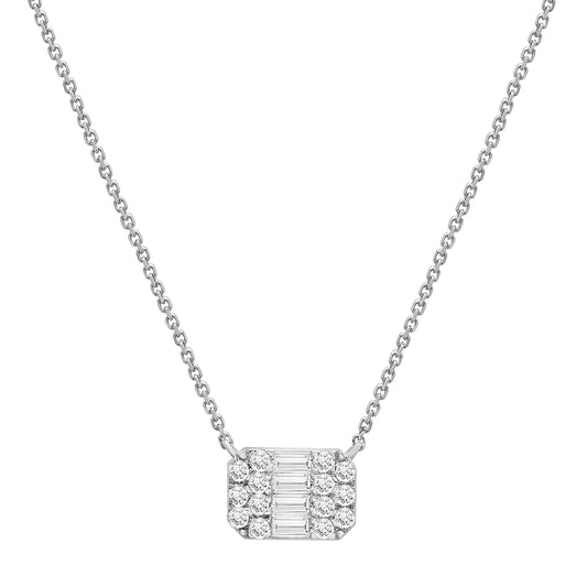 Image for Diamond Cushion Necklace