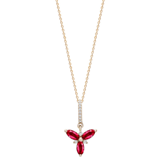 Image for Neli Ruby and Diamond Pendant