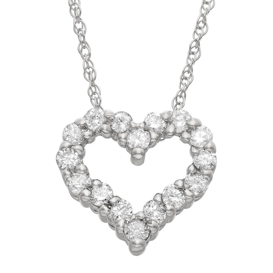 Image for Zena Diamond Heart Pendant