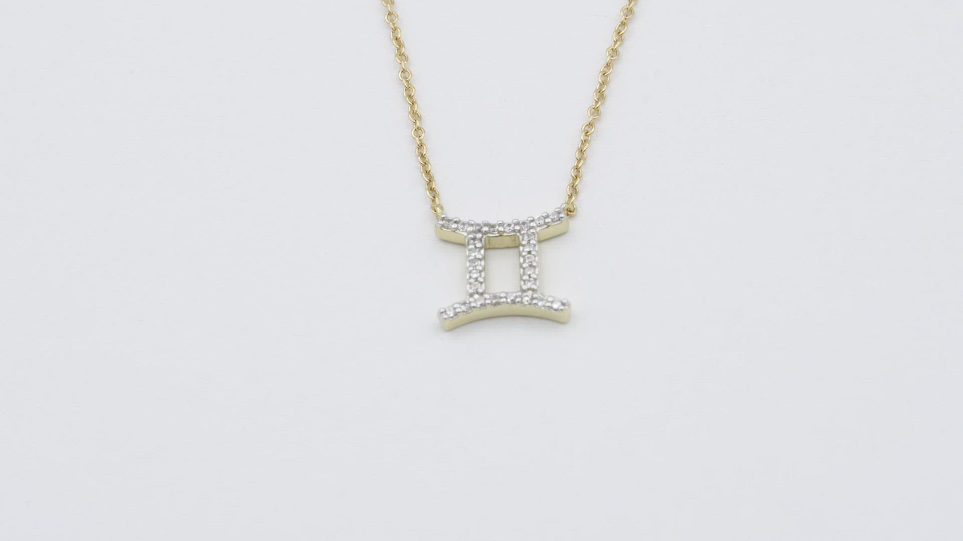 Gemini Zodiac Diamond Necklace – Miki and Jane
