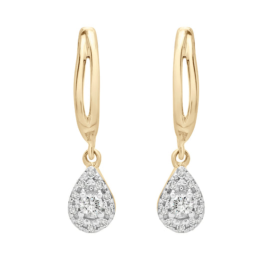 Image for Edan Diamond Pear Dangle Earrings