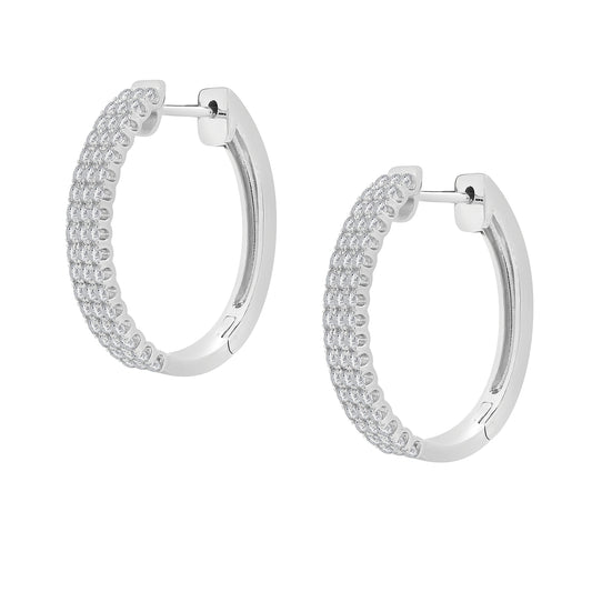 Image for Haya Diamond Hoop Earrings