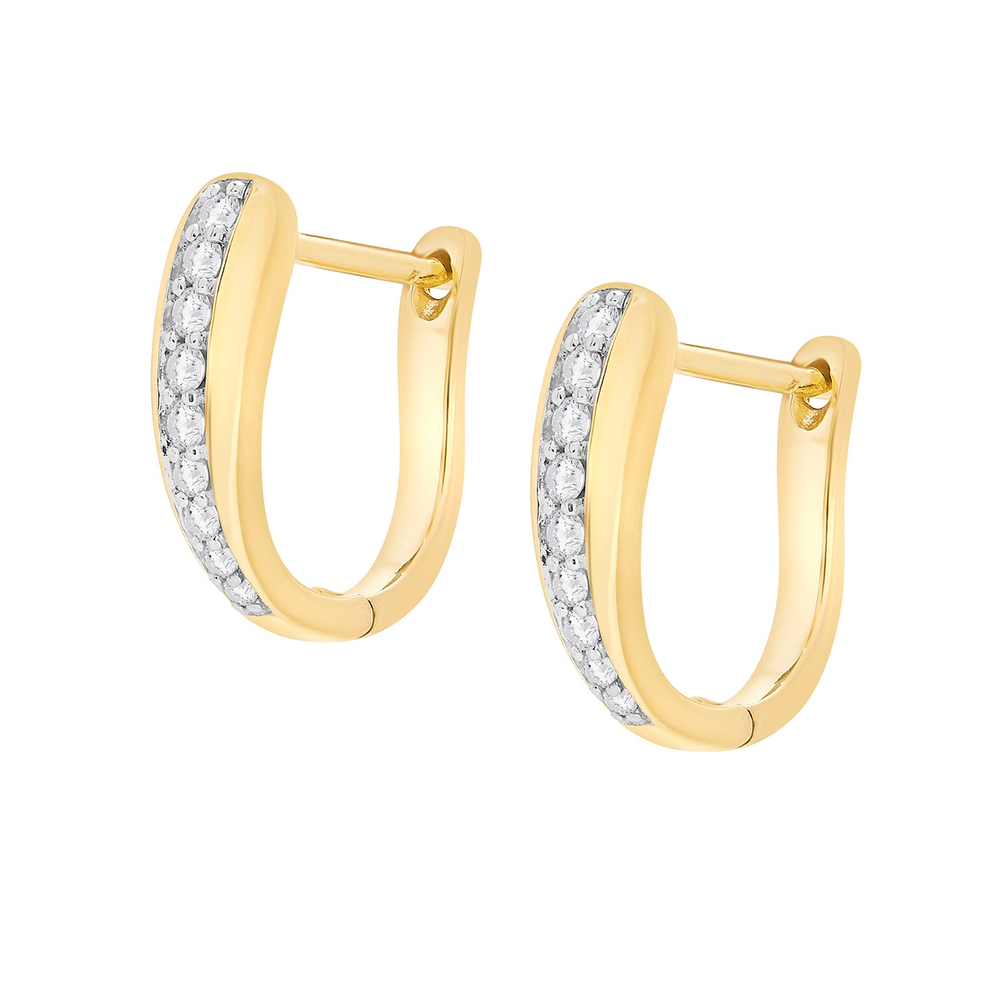 Harper Huggie Hoop Earrings