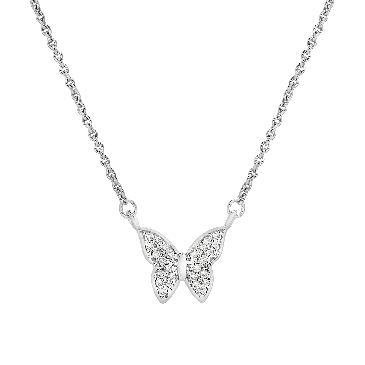 Papillon Butterfly Diamond Necklace