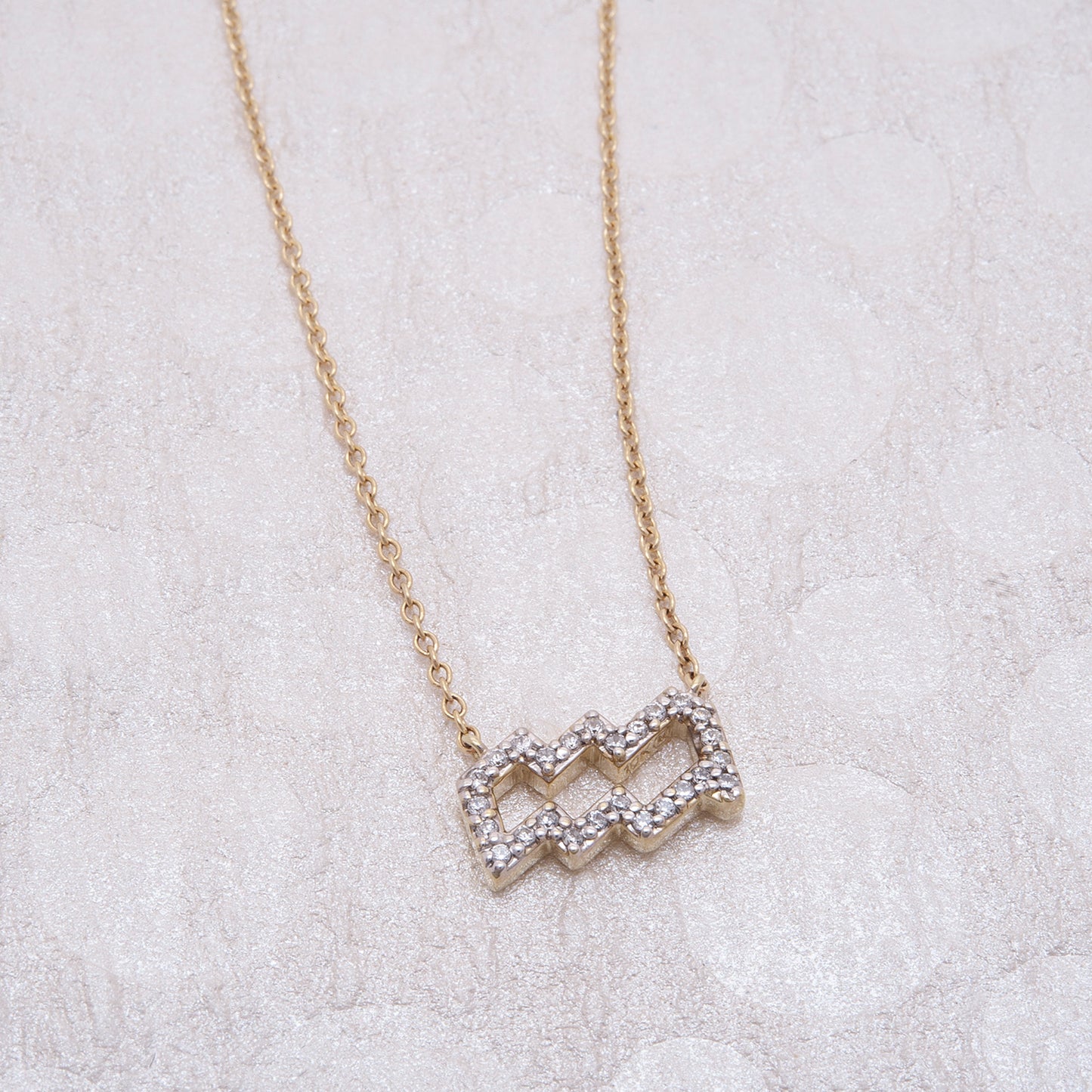 Zodiac Gold Diamond Necklace