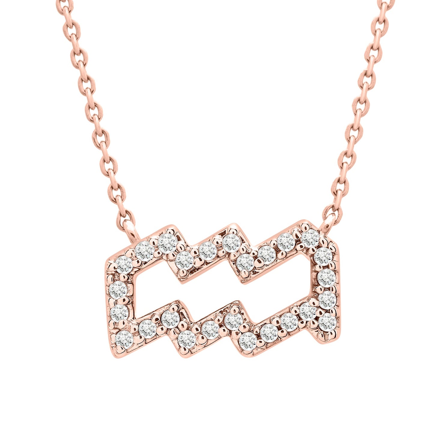 Zodiac Diamond Necklace in shape