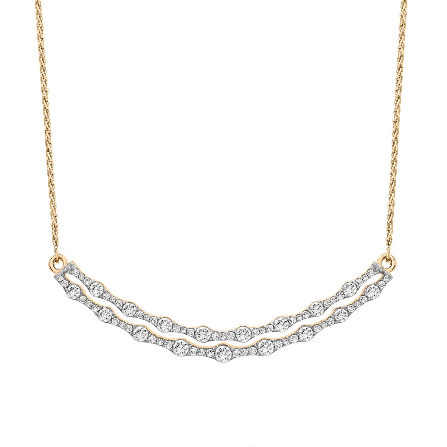 Piare Diamond Necklace in Yellow Gold