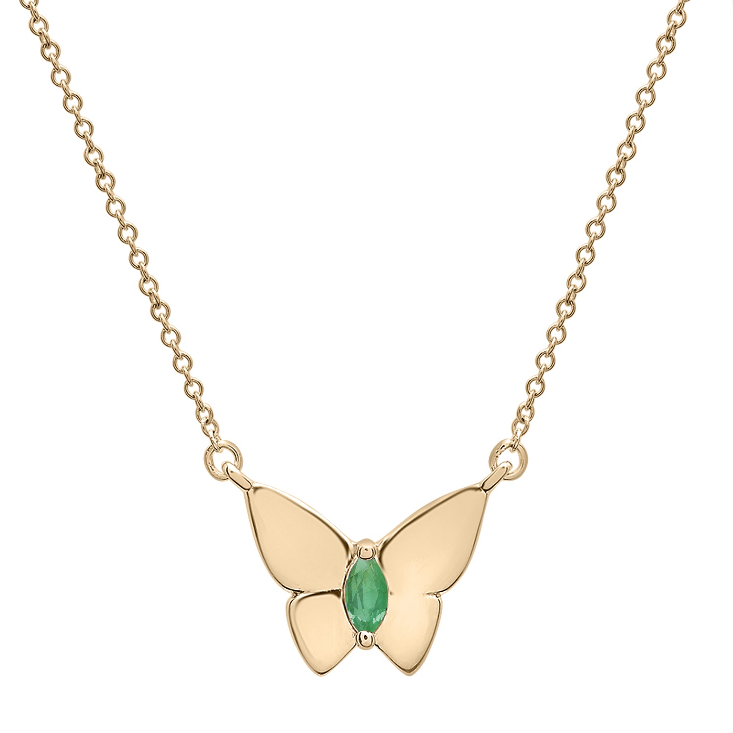 ネックレス・ペンダント Stone Nichi Butterfly Magic Necklace Butterfly Birthstone Necklace – Miki and Jane