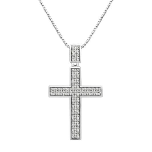 1 CT. Diamond Cross Pendant
