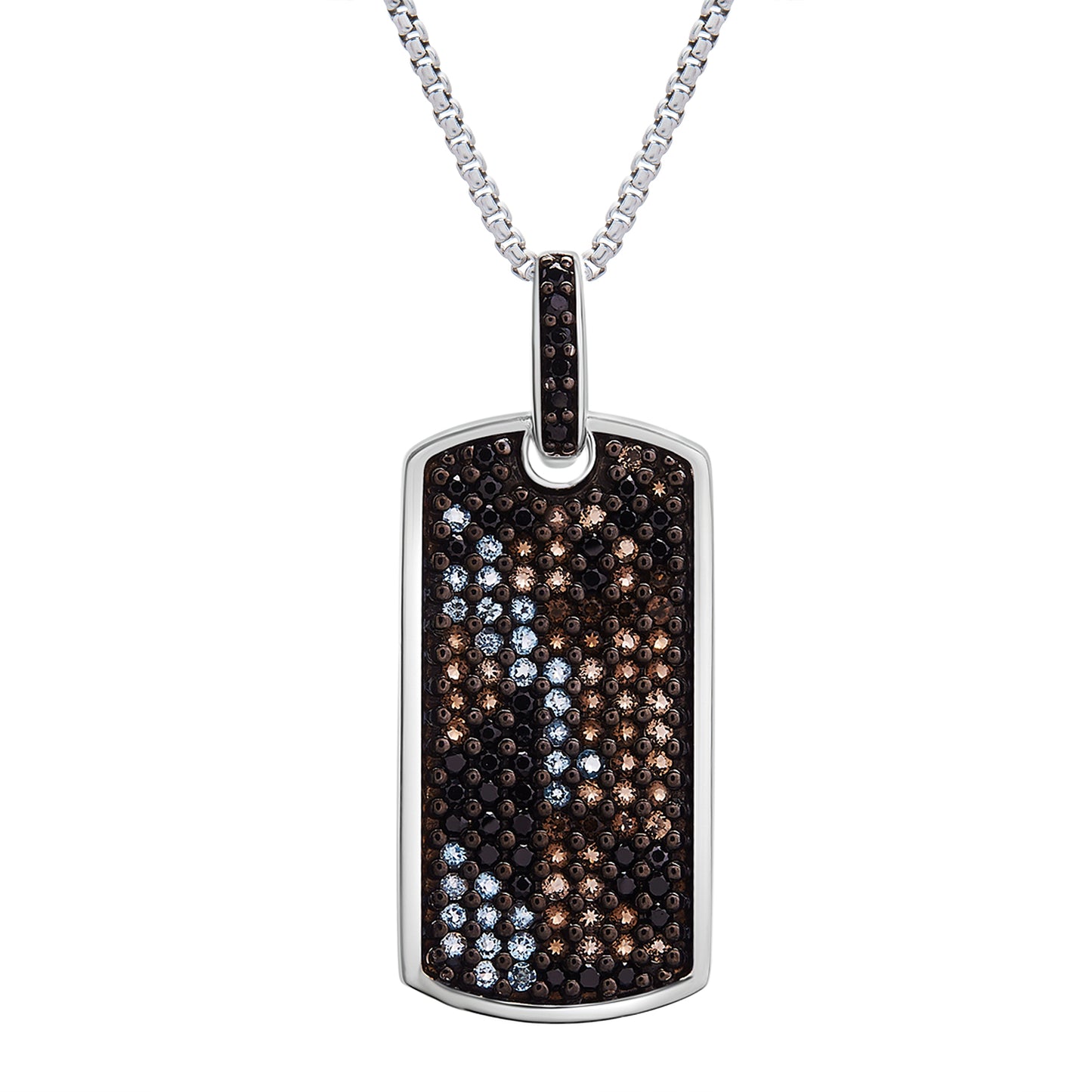 Camo Dog Tag Pendant