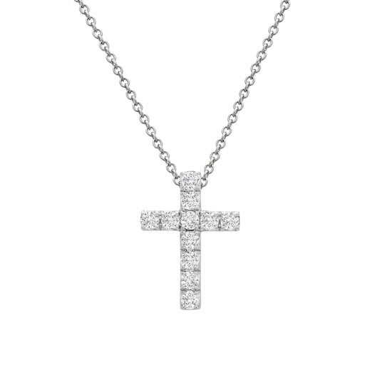 Prejet Cross Diamond Pendant